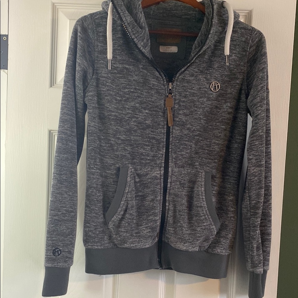 Zumiez - KAZANE - Grey Textured Zip Up Hoodie - Size Small